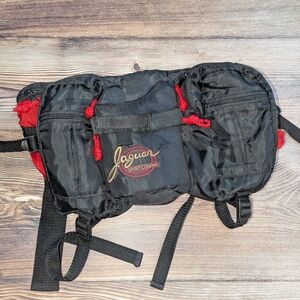 Vintage Fanny Pack With Drink Holder And Many Zippers Jaguar Sport Company